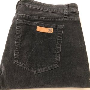 Joe’s Jeans Women’s Skinny Visionaire Fit Stretch Black Corduroy Jeans - 30